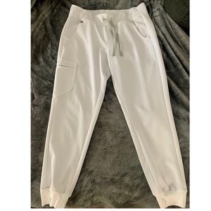 FIGS LIMITED EDITION WHITE ZAMORA SCRUB PANTS